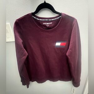 Tommy Hilfiger Maroon Crew Neck